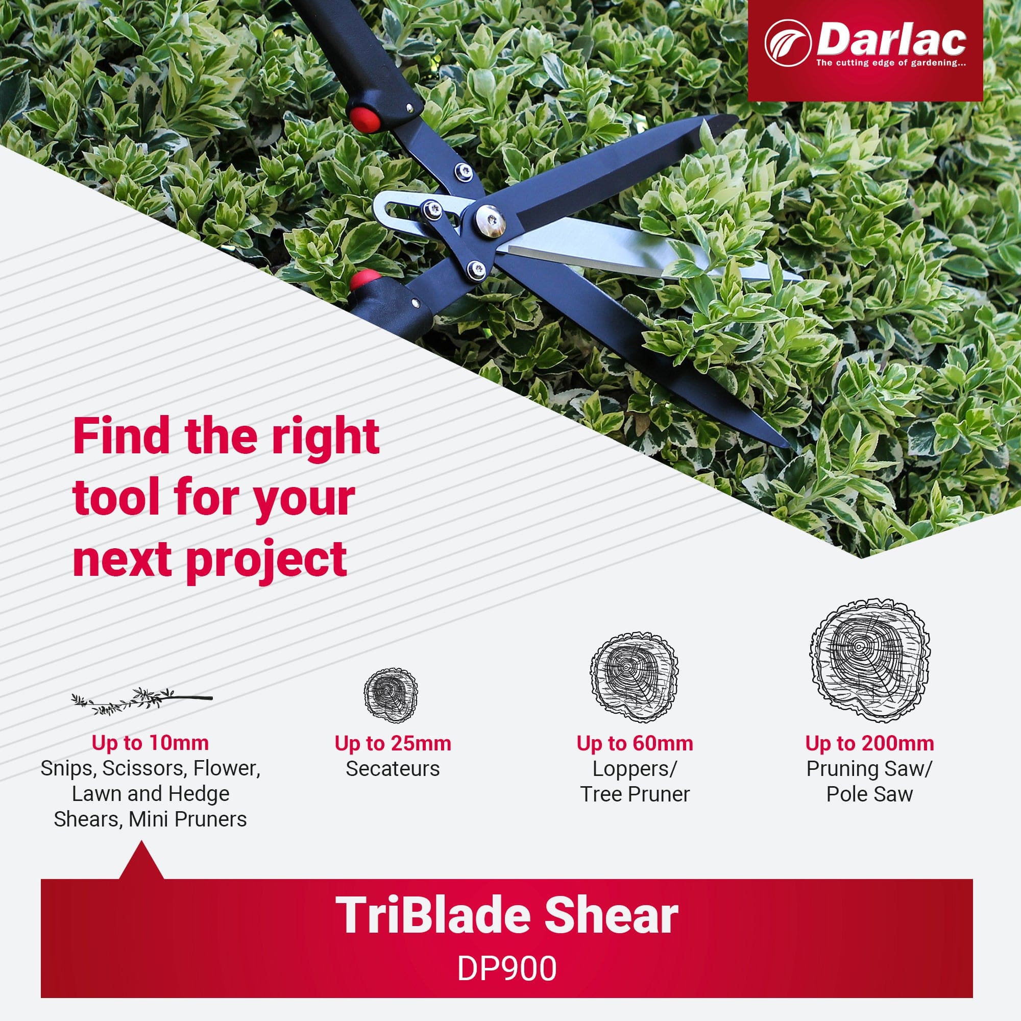 Darlac Tri-Blade Shear with Fibre Glass Handles - Image 6
