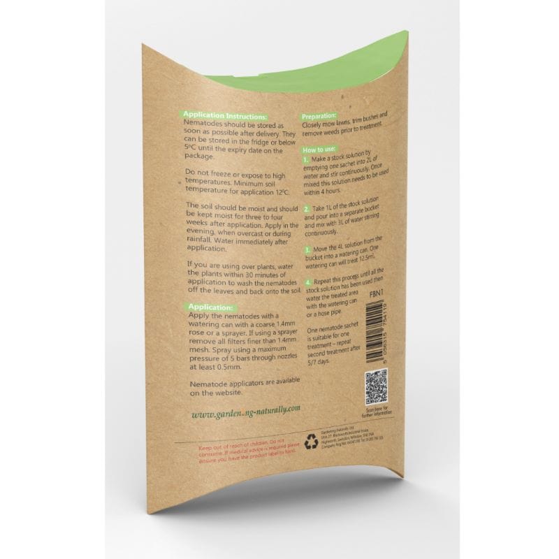 Flea and Flea Beetle Control Nematodes 25sqm x 2 (2 sachets) - Image 2