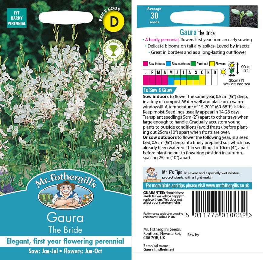 Gaura The Bride Seeds - Image 2