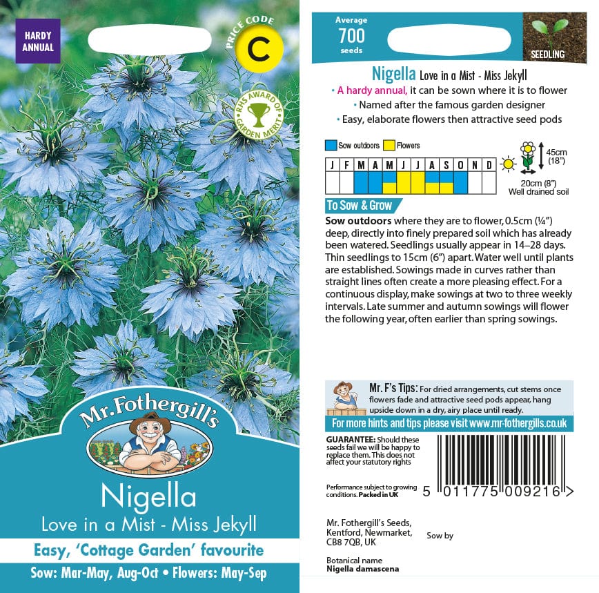 Nigella Miss Jekyll Seeds - Image 2