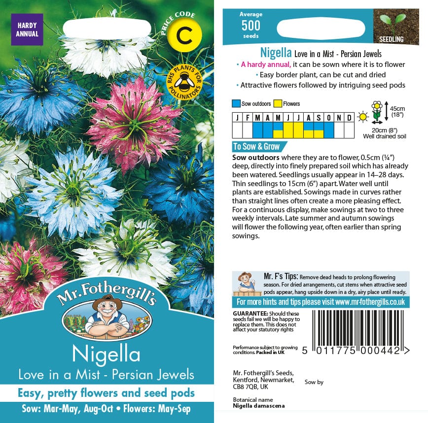 Nigella Persian Jewels Seeds - Image 2